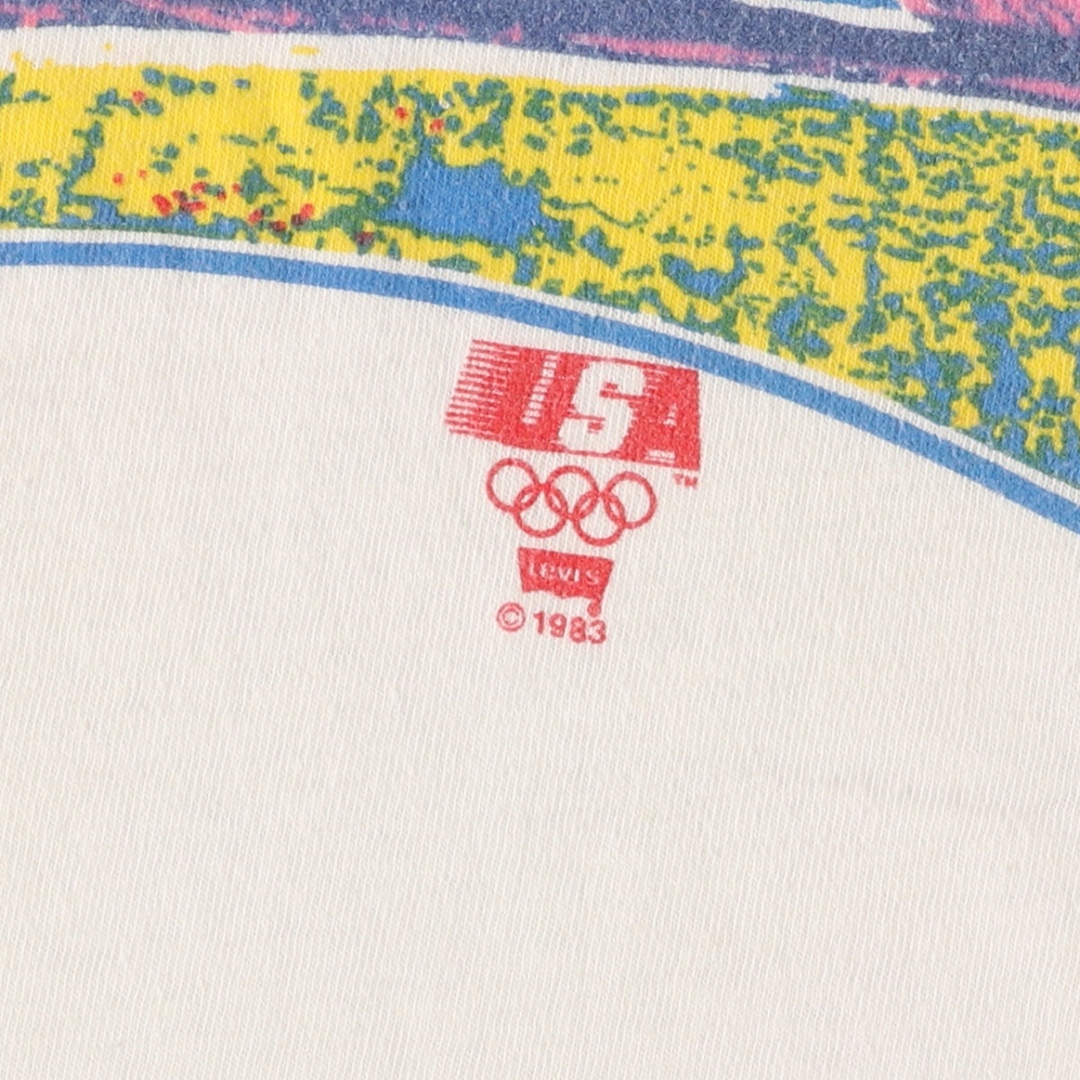 Levi's(リーバイス)の古着 80年代 リーバイス Levi's OLYMPIC オリンピック USAチーム サイクリング ロングTシャツ ロンT USA製 メンズS ヴィンテージ /eaa438574 メンズのトップス(Tシャツ/カットソー(半袖/袖なし))の商品写真