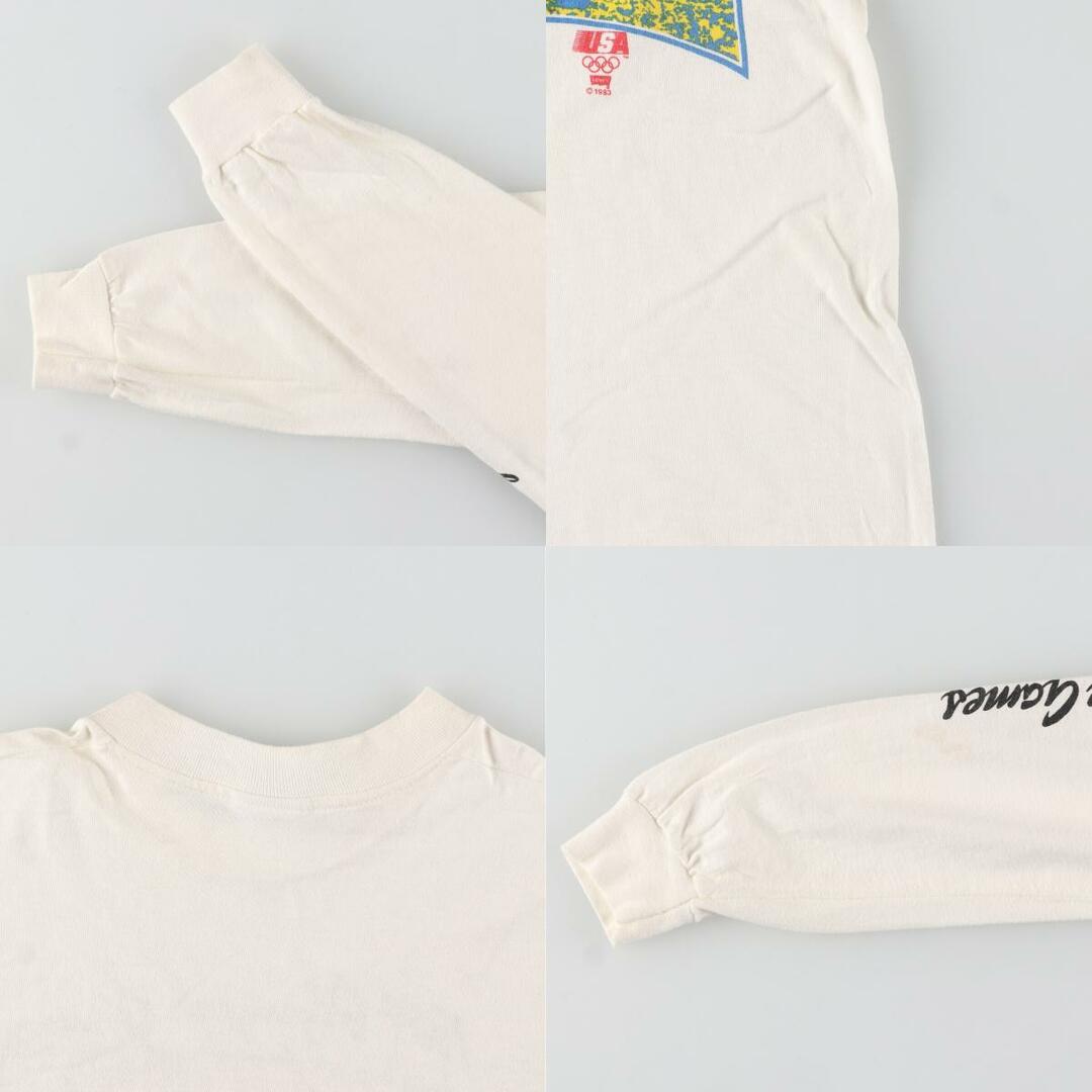 Levi's(リーバイス)の古着 80年代 リーバイス Levi's OLYMPIC オリンピック USAチーム サイクリング ロングTシャツ ロンT USA製 メンズS ヴィンテージ /eaa438574 メンズのトップス(Tシャツ/カットソー(半袖/袖なし))の商品写真