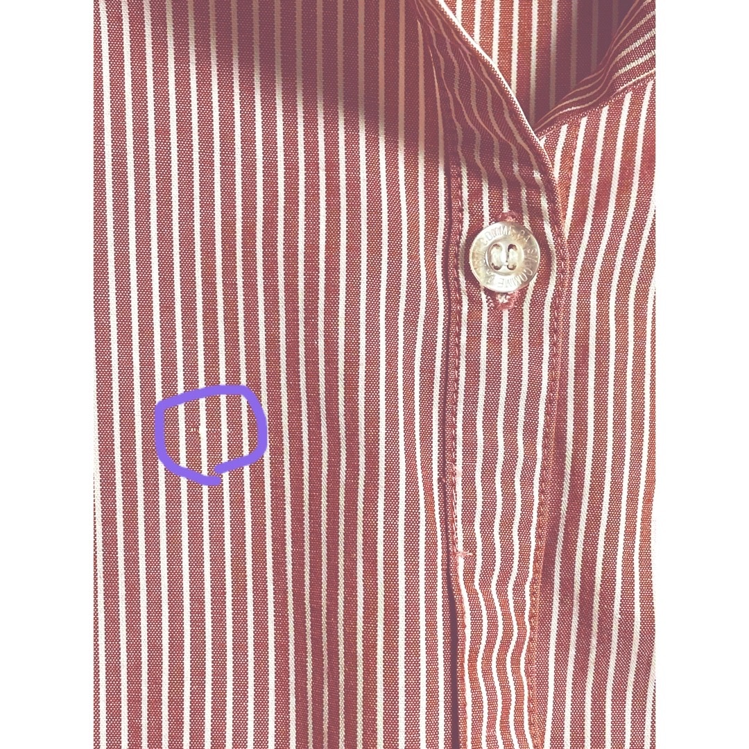 COMME CA ISM(コムサイズム)のコムサイズム　細リボン付き長袖シャツ レディースのトップス(シャツ/ブラウス(長袖/七分))の商品写真