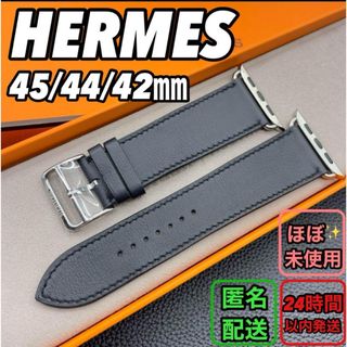 アップル(Apple)の1359 Apple Watch エルメス　インディゴ　HERMES レザー(腕時計)