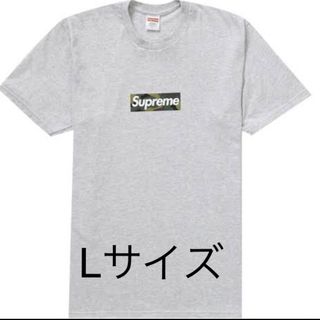 シュプリーム(Supreme)のsupreme box logo tee ash grey Lサイズ(Tシャツ/カットソー(半袖/袖なし))