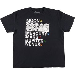 古着 SAILOR MOON 美少女戦士セーラ―ムーン キャラクタープリントTシャツ メンズXL /eaa445245(Tシャツ/カットソー(半袖/袖なし))