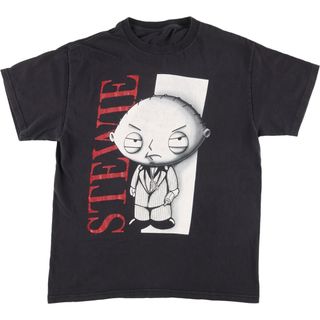 古着 FAMILY GUY STEWIE ファミリーガイ ステューウィ キャラクタープリントTシャツ メンズL /eaa431665(Tシャツ/カットソー(半袖/袖なし))