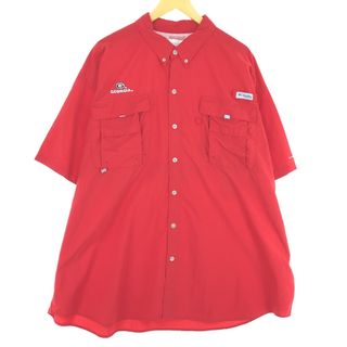 コロンビア(Columbia)の古着 コロンビア Columbia PFG ボタンダウン 半袖 フィッシングシャツ メンズXXL /eaa441231(シャツ)