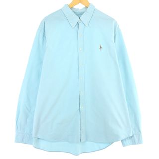 ラルフローレン(Ralph Lauren)の古着 ビッグサイズ ラルフローレン Ralph Lauren 長袖 ボタンダウンシャツ メンズXXXL /eaa444198(シャツ)