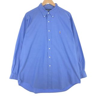 ラルフローレン(Ralph Lauren)の古着 ラルフローレン Ralph Lauren YARMOUTH 長袖 ボタンダウンシャツ メンズXL /eaa445720(シャツ)