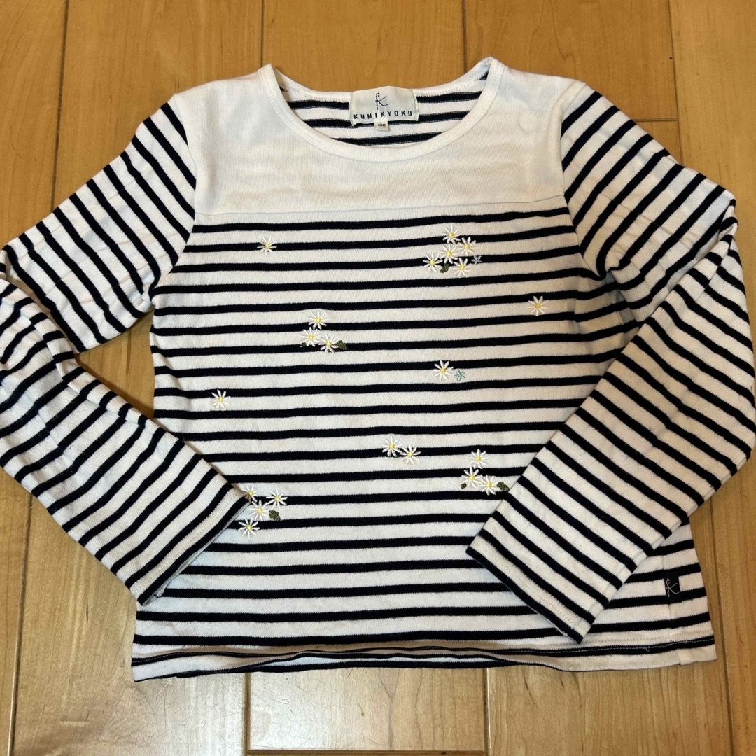 kumikyoku（組曲）(クミキョク)の組曲　130㎝　長袖薄手 キッズ/ベビー/マタニティのキッズ服女の子用(90cm~)(Tシャツ/カットソー)の商品写真