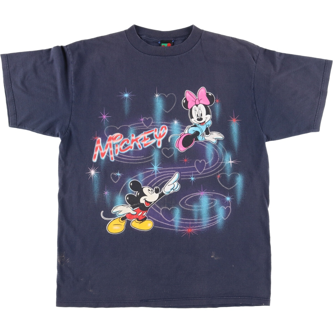 古着 90年代 MICKEY MOUSE ミッキーマウス キャラクタープリントTシャツ メンズXL ヴィンテージ /eaa431671 メンズのトップス(Tシャツ/カットソー(半袖/袖なし))の商品写真