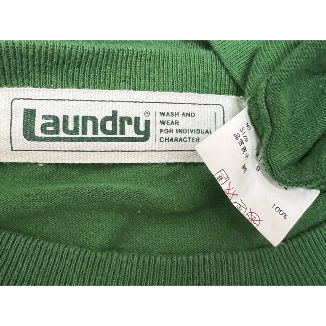 LAUNDRY(ランドリー)の【美品】 LAUNDRY 半袖 Tシャツ 犬と少年 なわとび グリーン S レディースのトップス(Tシャツ(半袖/袖なし))の商品写真