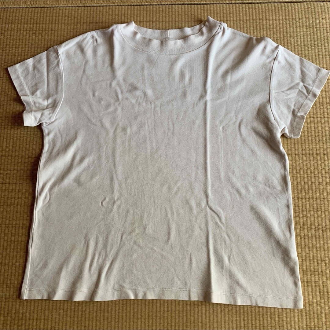 GU(ジーユー)のGU ジーユー スムースクルーネックT Tシャツ レディースのトップス(Tシャツ(半袖/袖なし))の商品写真