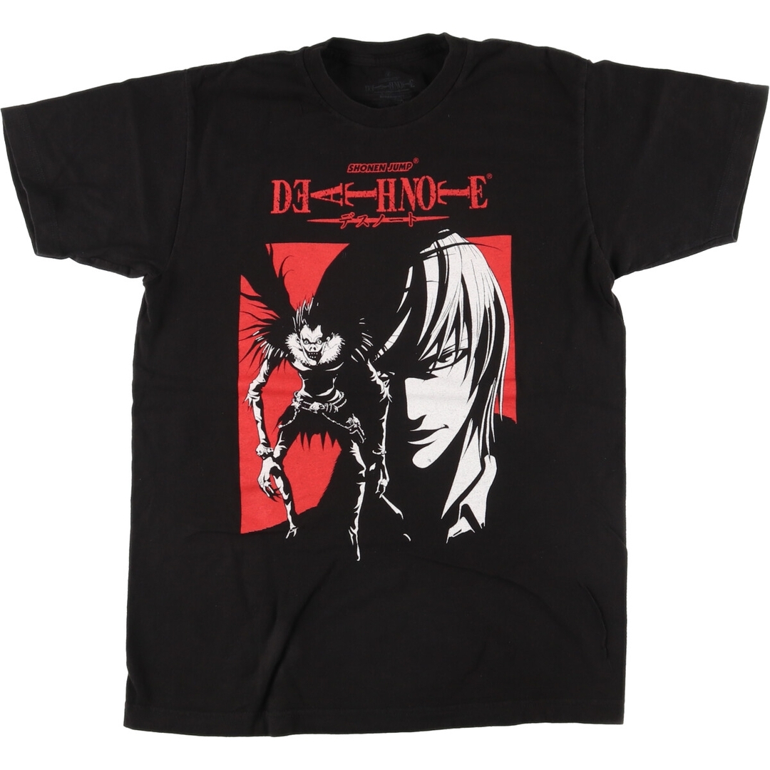 古着 DEATH NOTE デスノート キャラクタープリントTシャツ メンズM /eaa431677 メンズのトップス(Tシャツ/カットソー(半袖/袖なし))の商品写真