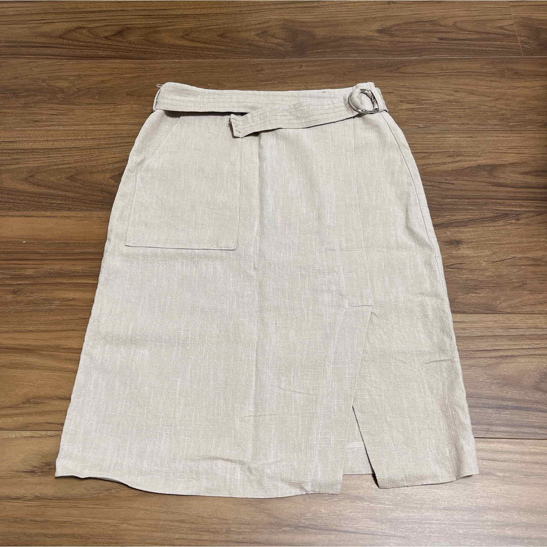 dholic(ディーホリック)のリネンスカート レディースのスカート(ひざ丈スカート)の商品写真
