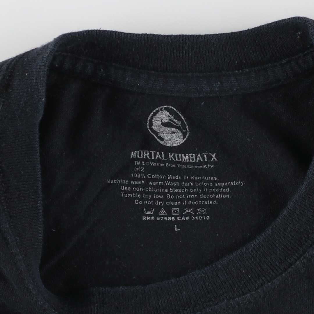 古着 MORTAL KOMBAT モータルコンバット X プリントTシャツ メンズL /eaa445848 メンズのトップス(Tシャツ/カットソー(半袖/袖なし))の商品写真