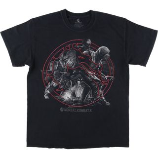 古着 MORTAL KOMBAT モータルコンバット X プリントTシャツ メンズL /eaa445848(Tシャツ/カットソー(半袖/袖なし))