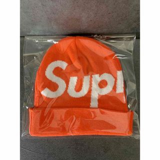 シュプリーム(Supreme)のSupreme BigLogo beanie orange(ニット帽/ビーニー)