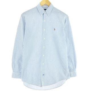 ラルフローレン(Ralph Lauren)の古着 ラルフローレン Ralph Lauren 長袖 ボタンダウンストライプシャツ メンズM /eaa446284(シャツ)