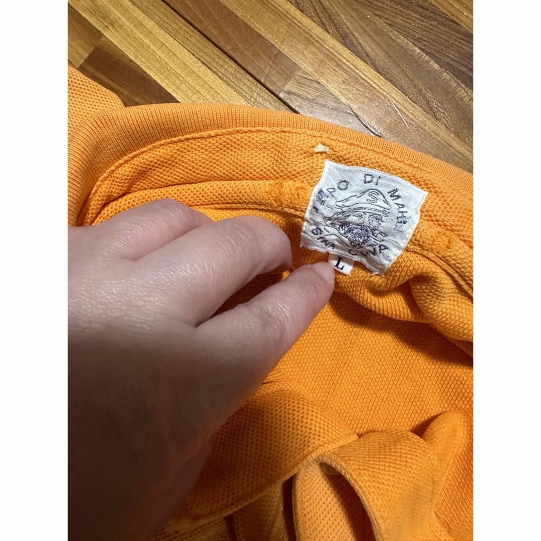 SINACOVA(シナコバ)のシナコバ　ポロシャツ　オレンジ　L メンズのトップス(ポロシャツ)の商品写真