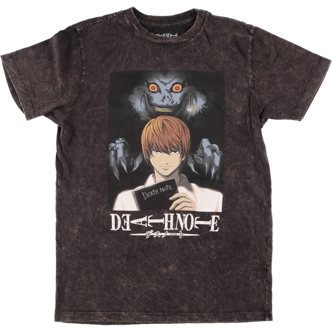 古着 DEATH NOTE デスノート キャラクタープリントTシャツ メンズM /eaa431676 メンズのトップス(Tシャツ/カットソー(半袖/袖なし))の商品写真