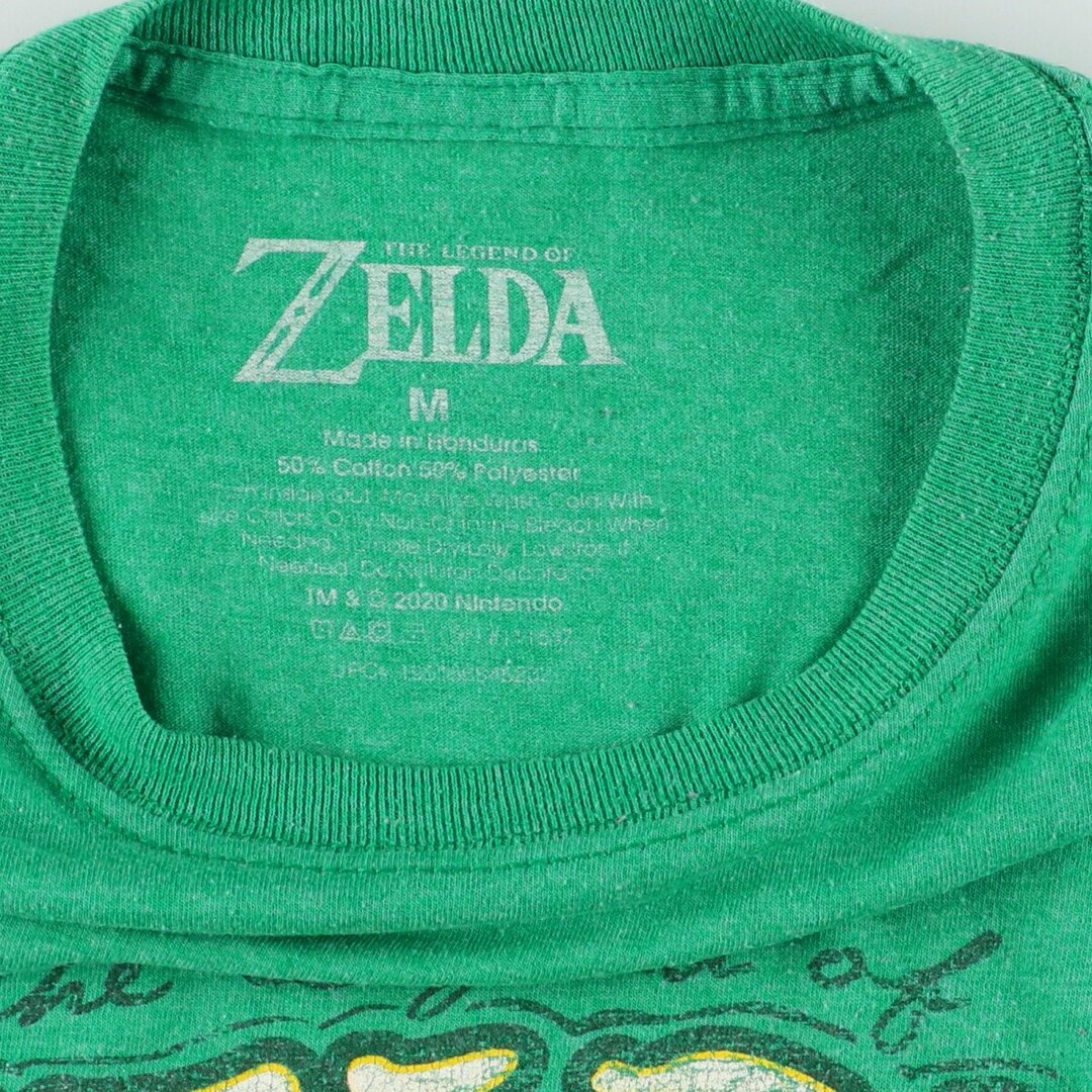 古着 ZELDA キャラクタープリントTシャツ メンズM /eaa431679 メンズのトップス(Tシャツ/カットソー(半袖/袖なし))の商品写真