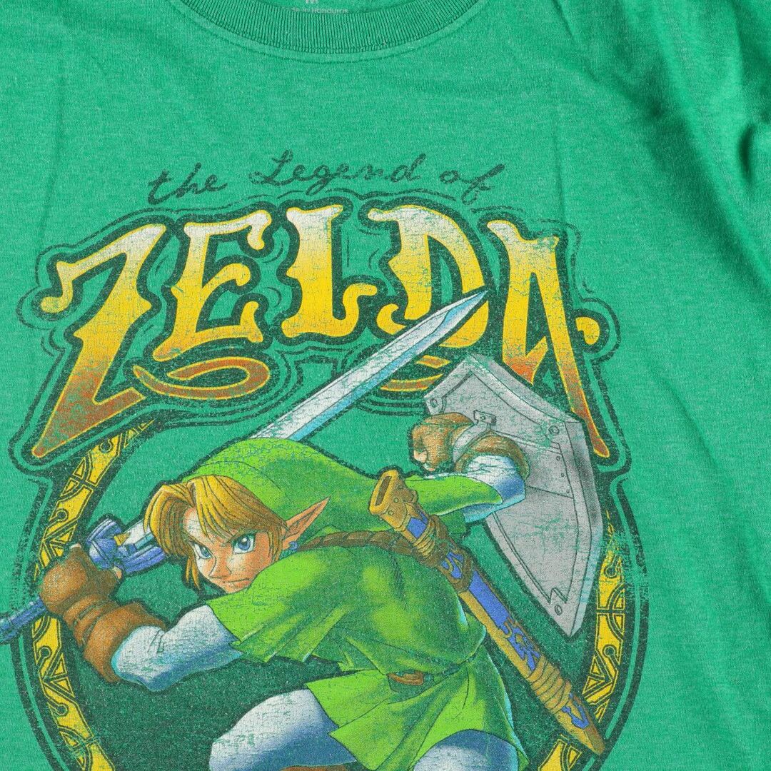 古着 ZELDA キャラクタープリントTシャツ メンズM /eaa431679 メンズのトップス(Tシャツ/カットソー(半袖/袖なし))の商品写真