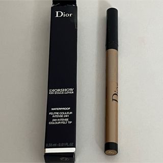 クリスチャンディオール(Christian Dior)のディオールショウオンステージライナーウォータープルーフ551バーリーブロンズ(アイライナー)