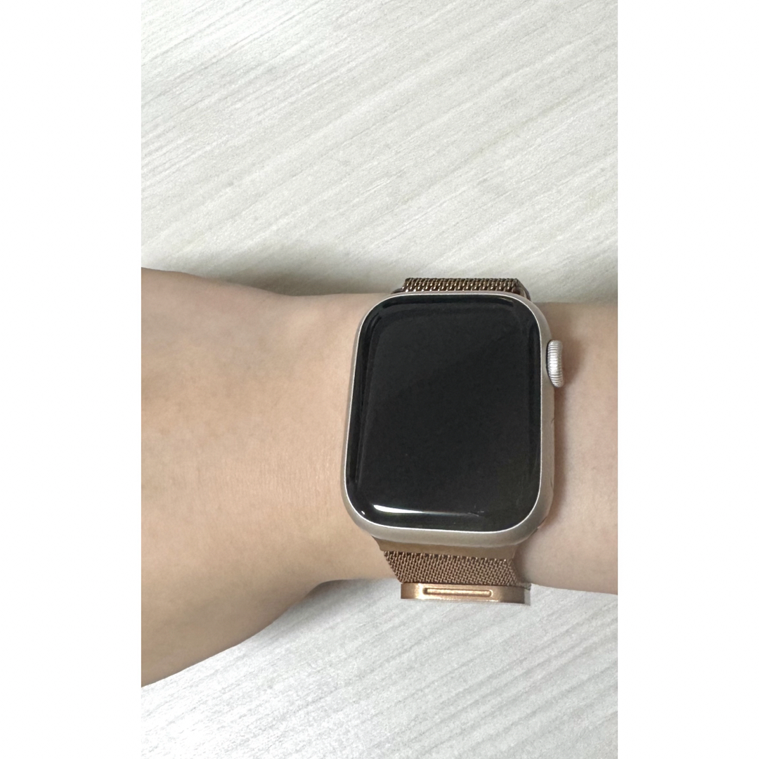 Applewatch バンド ゴールド メンズの時計(金属ベルト)の商品写真