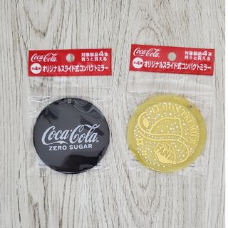 コカコーラ(コカ・コーラ)の新品Coca-Cola　オリジナルスライド式コンパクトミラー(ミラー)