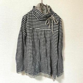 かわいい♡ non & billy レディース　タートル　レース　トップス(Tシャツ(長袖/七分))