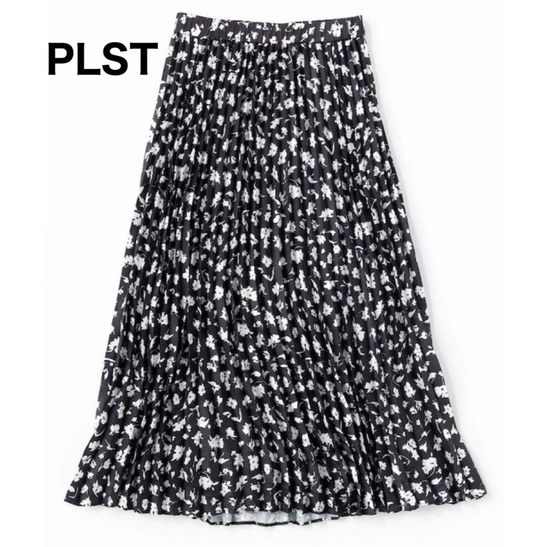 PLST(プラステ)のPLST 花柄 ロングスカート プリーツスカート 春 夏 秋 プラステ  レディースのスカート(ロングスカート)の商品写真