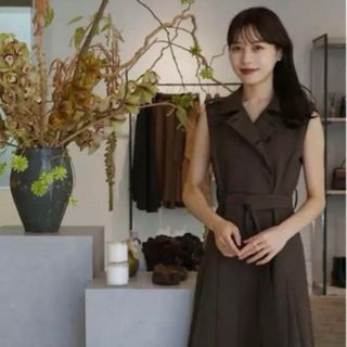 かじまりL'or Sleeveless Coat Dress