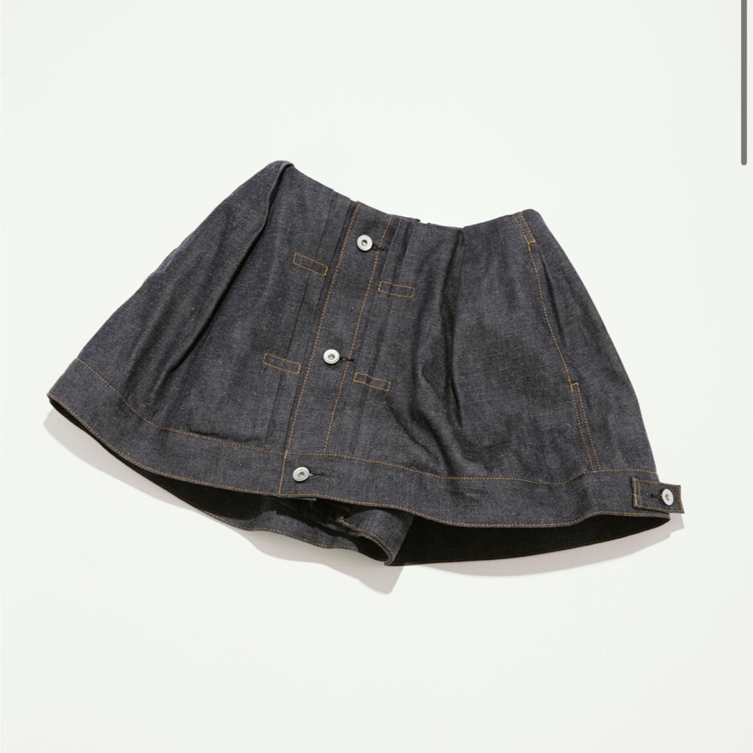 sacai(サカイ)のサカイ sacai デニム ショーツ Denim Shorts ショートパンツ レディースのパンツ(ショートパンツ)の商品写真