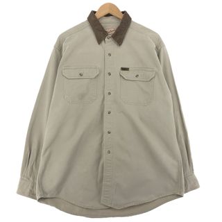 ウールリッチ(WOOLRICH)の古着 00年代 ウールリッチ WOOLRICH 長袖 コットンシャツ メンズXL /eaa445457(シャツ)