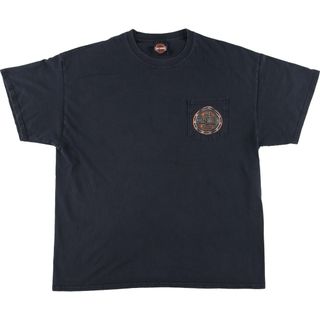 ハーレーダビッドソン(Harley Davidson)の古着 ハーレーダビッドソン Harley-Davidson バックプリント モーターサイクル バイクTシャツ メンズXL  /eaa445951(Tシャツ/カットソー(半袖/袖なし))