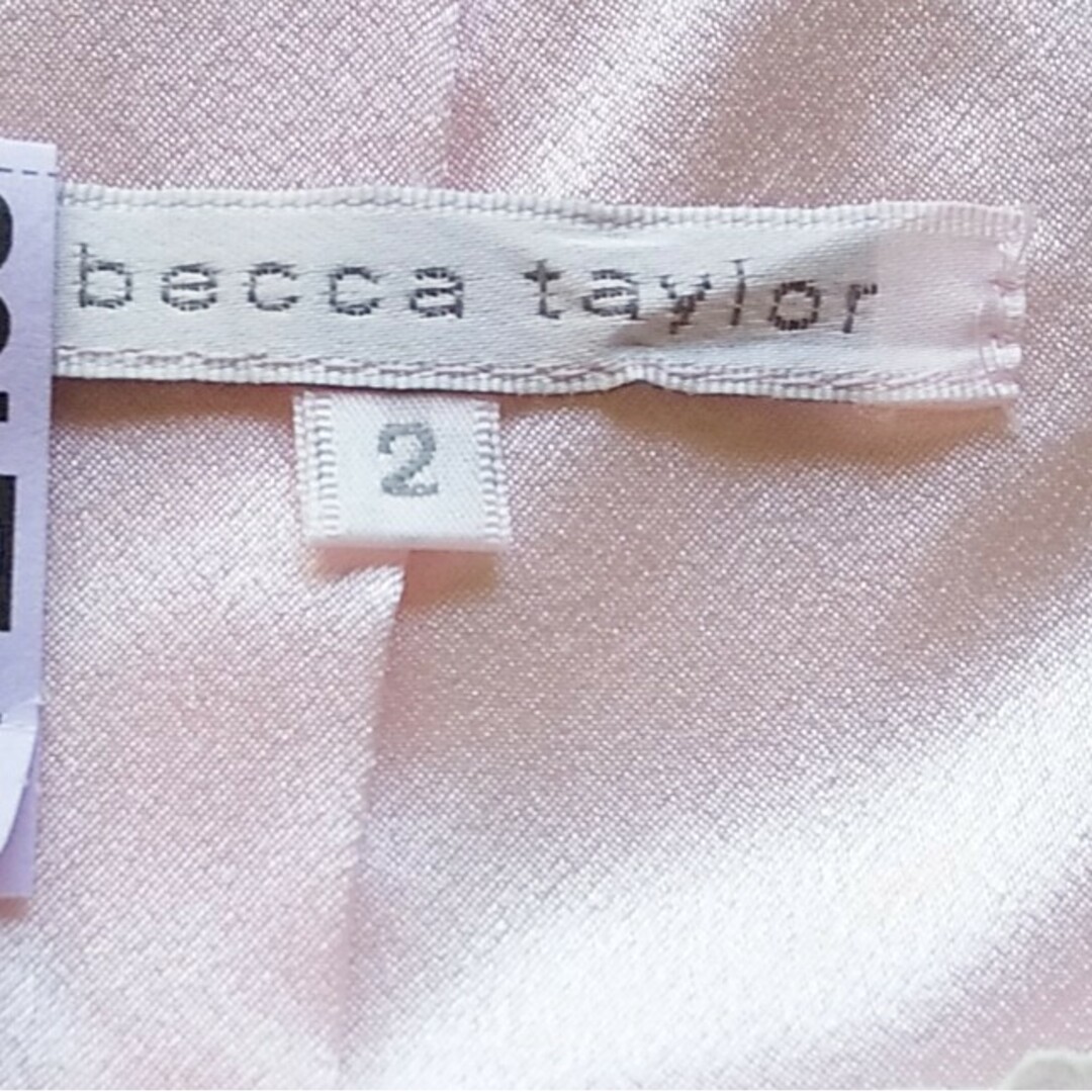 Rebecca Taylor(レベッカテイラー)のRebecca Taylor　ピンクのロングワンピース レディースのワンピース(ロングワンピース/マキシワンピース)の商品写真