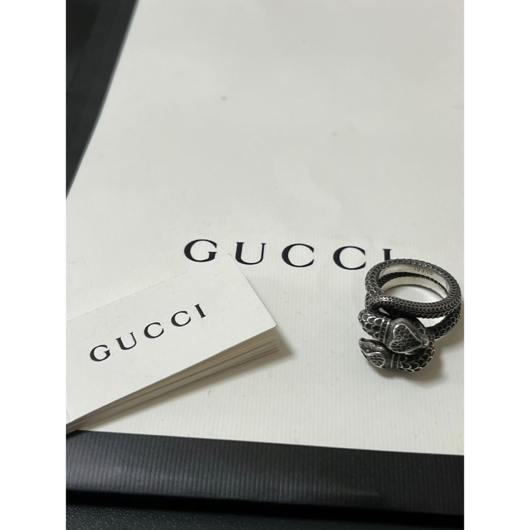 Gucci(グッチ)のGUCCI　Ag925　ガーデン　スネーク　リング メンズのアクセサリー(リング(指輪))の商品写真