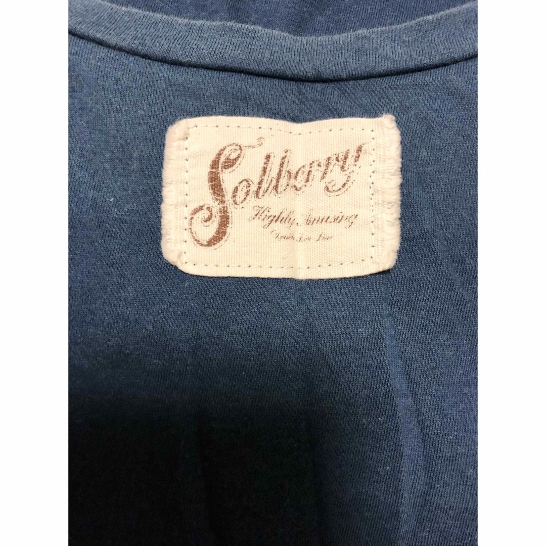 sobberry レディース Tシャツ 半袖 used 古着 ブルー系 レディースのトップス(Tシャツ(半袖/袖なし))の商品写真