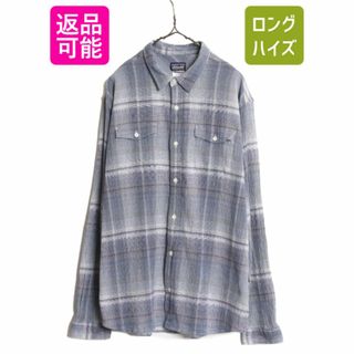 パタゴニア(patagonia)の15年製 パタゴニア A/C ステアーズマン 長袖 チェック シャツ メンズ XL / 古着 Patagonia 長袖シャツ オーガニック コットン アウトドア(シャツ)