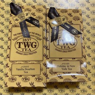 TWG【セット】ホリデイインニューヨーク ＋バニラブルボンティー　各50g(茶)