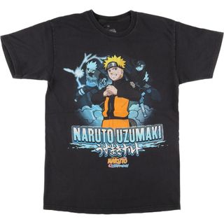 古着 00年代 NARUTO ナルト キャラクタープリントTシャツ メンズM /eaa445298(Tシャツ/カットソー(半袖/袖なし))