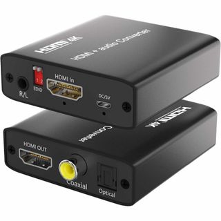 HDMI 音声分離 4K対応 HDMI 音声分離器 HDM入力(その他)