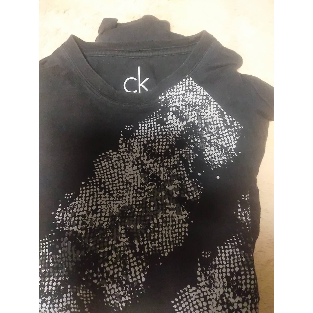 Calvin Klein(カルバンクライン)のカルバンクライン 黒Tシャツ Lサイズ メンズのトップス(Tシャツ/カットソー(半袖/袖なし))の商品写真