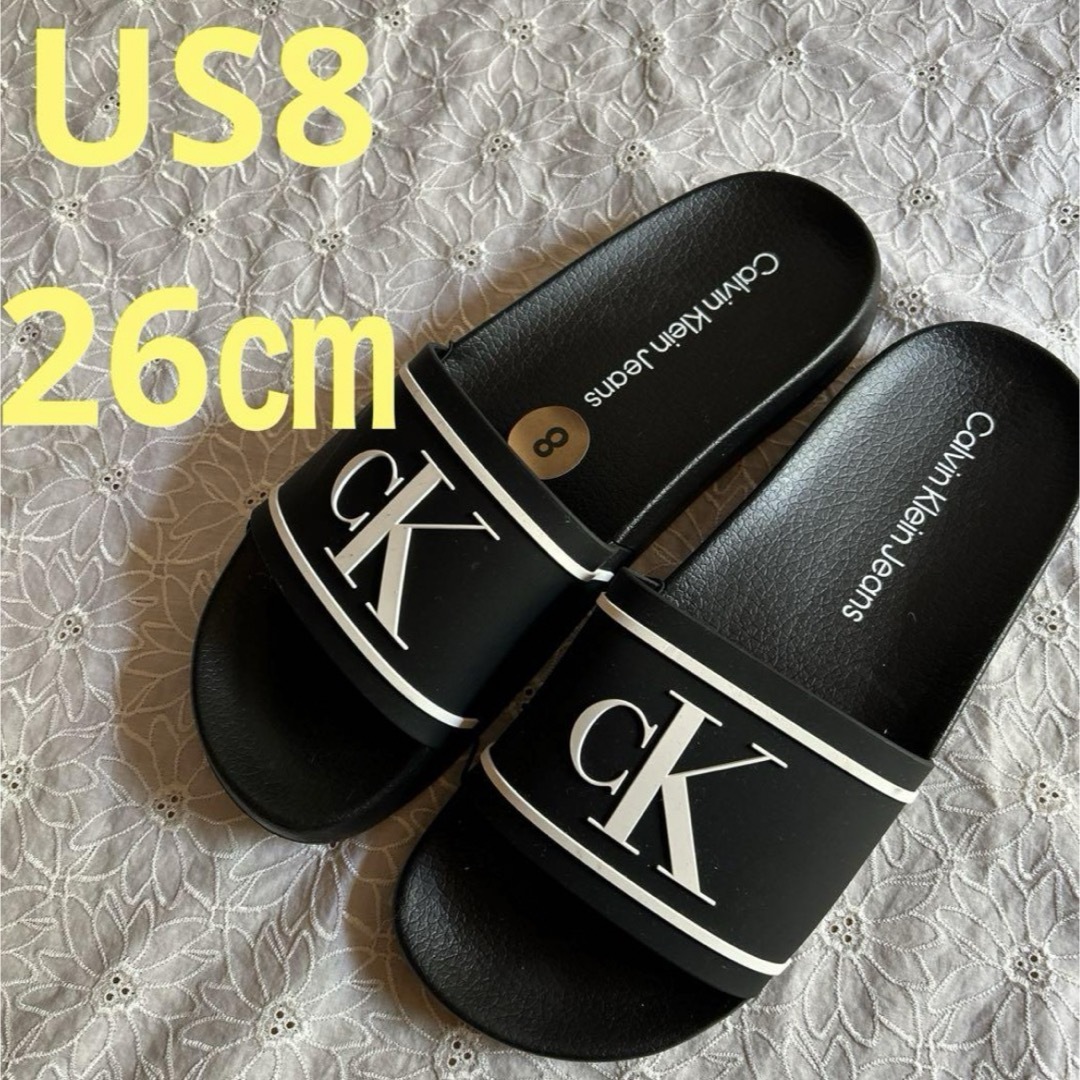 Calvin Klein(カルバンクライン)の⭐️新品　カルバンクライン  シャワーサンダル　シャワサン　US8 26㎝ メンズの靴/シューズ(サンダル)の商品写真