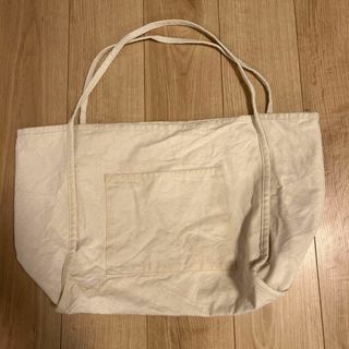 ハニーズ(HONEYS)のトートバッグ エコバッグ 大きめバッグ アイボリー 買い物バッグ レディース(トートバッグ)