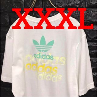 Originals（adidas） - アディダスオリジナルス☆刺繍ロゴ☆バックプリント☆Tシャツ XXXL