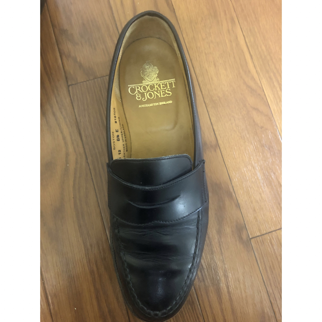 Crockett&Jones(クロケットアンドジョーンズ)のクロケット&ジョーンズ 黒 ローファー / サイズ27.cm / 送料込み メンズの靴/シューズ(ドレス/ビジネス)の商品写真