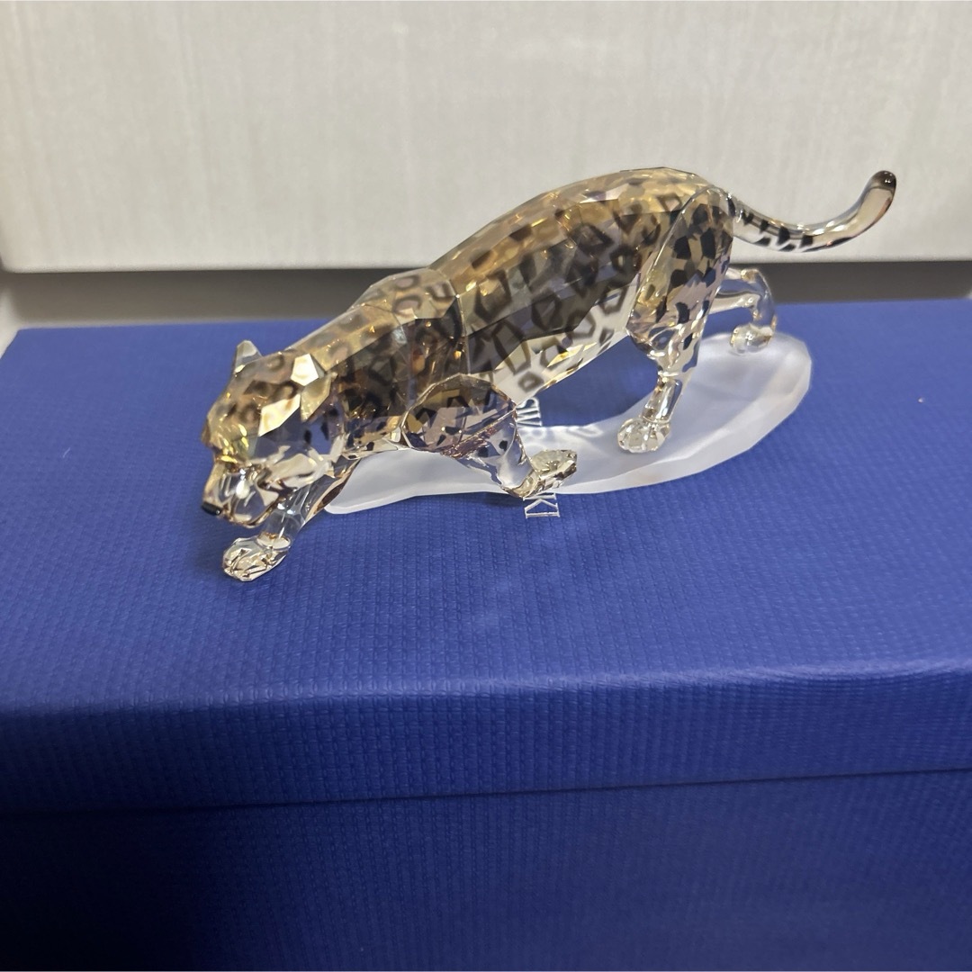 SWAROVSKI - スワロフスキー ジャガー置物 極美レアの通販 by su SWAROVSKI - スワロフスキー ジャガー置物 極美レアの通販 by su