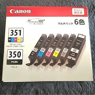 キヤノン(Canon)のCanon純正  BCI-351+350/6MP(その他)