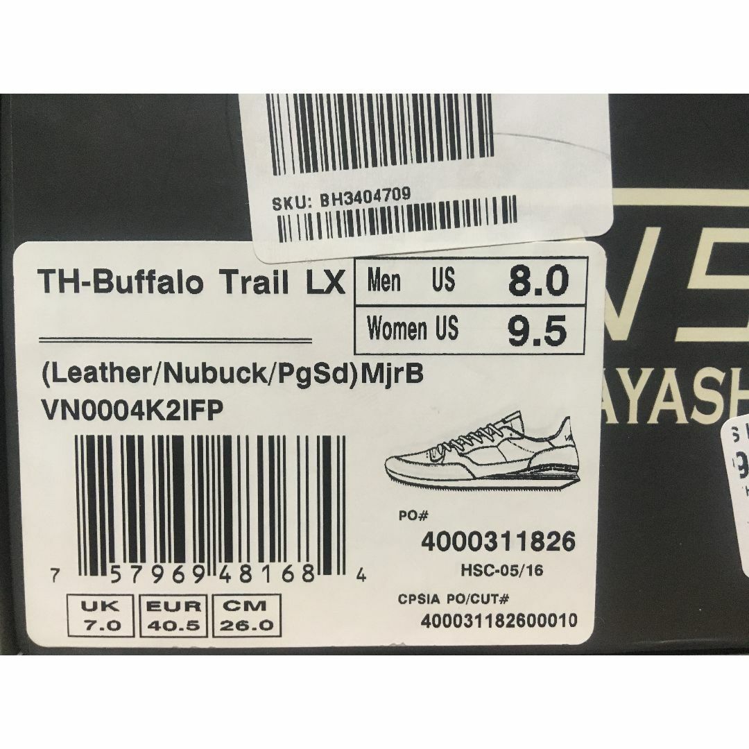 VANS VAULT(バンズボルト)のVANS TH-Buffalo Trail LX 26cm タカハヤシ グリーン メンズの靴/シューズ(スニーカー)の商品写真