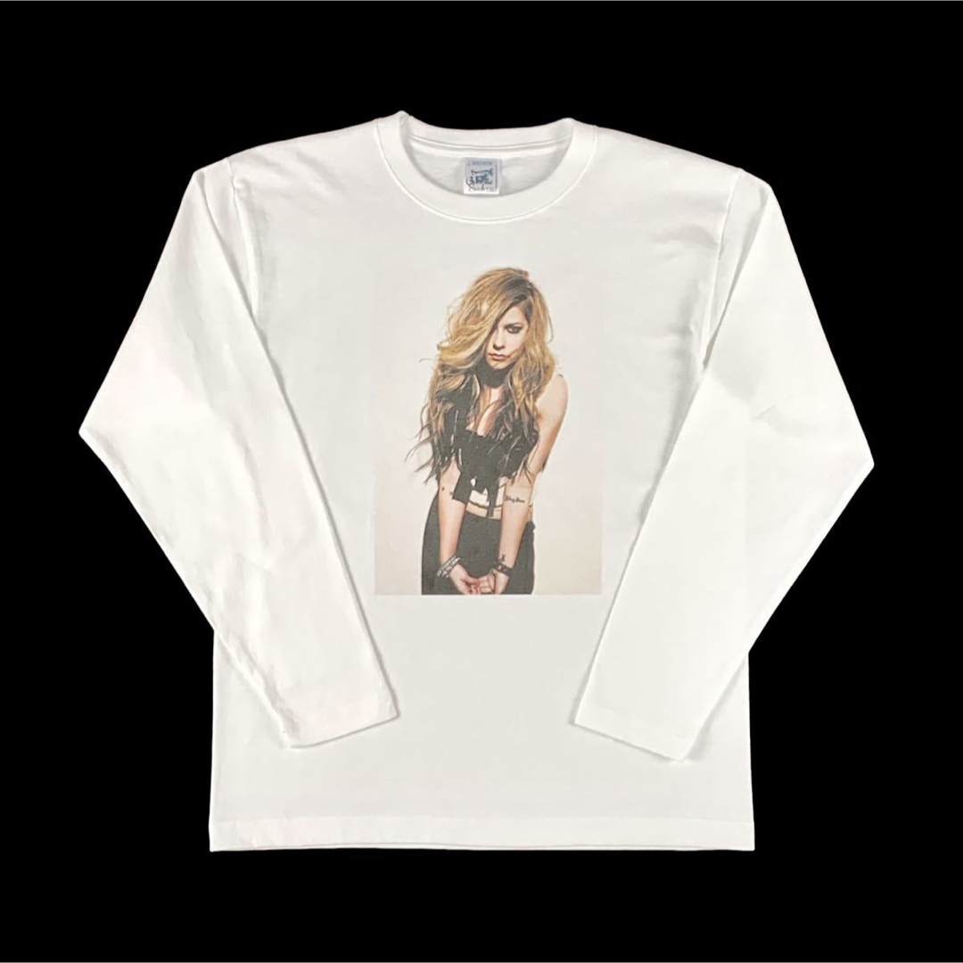 新品 アヴリルラヴィーン ブロンド パンク ロック カナダ アイドル ロンT メンズのトップス(Tシャツ/カットソー(七分/長袖))の商品写真