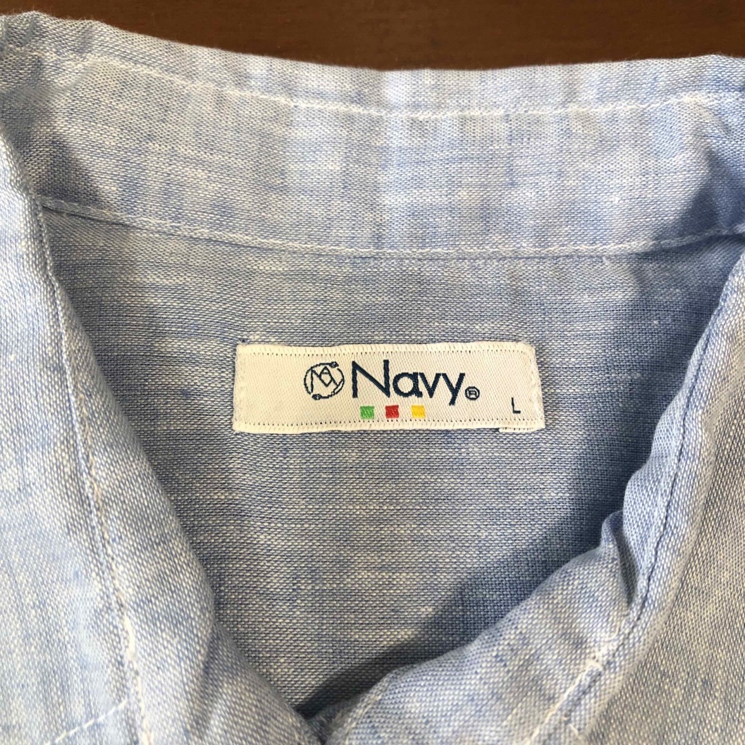 NAVY(ネイビー)のnavy シャツ Lサイズ レディースのトップス(シャツ/ブラウス(長袖/七分))の商品写真